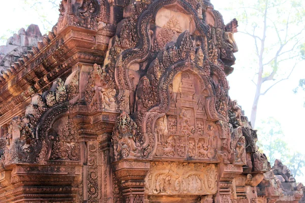 Manzara Tapınaklar Angkor Kamboçya Güneydoğu Asya Mimarisi — Stok fotoğraf