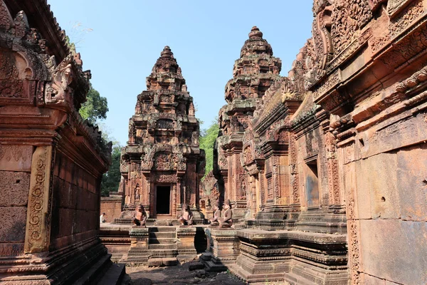 Vizionari Temple Angkor Cambodgia Arhitectura Din Sud Estul Asiei — Fotografie, imagine de stoc