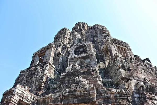 Widoki Świątyń Starożytnych Budynków Kambodży Otoczeniu Lasów Deszczowych — Zdjęcie stockowe