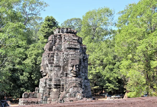 Vistas Templos Edificios Antiguos Camboya Rodeados Selva Tropical —  Fotos de Stock