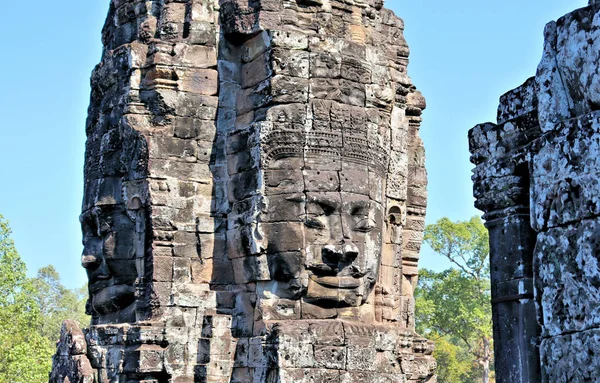 Виды Храмов Древних Зданий Камбодже Окружении Тропических Лесов — стоковое фото