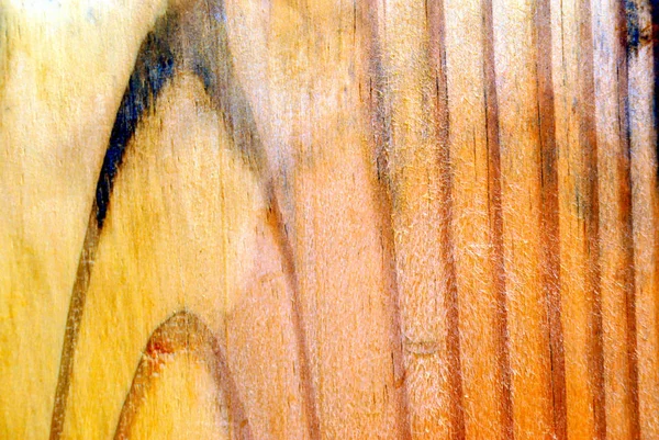 Achtergrond Natural Wooden Texture Yellow Tone — Stockfoto