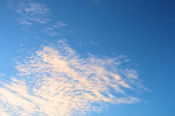 Background White Clouds Blue Sky Morning Asia — Stock Photo, Image