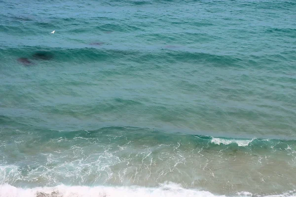 Хвилі Карибського Моря Колумбії Блакитний Океан Пляж — стокове фото