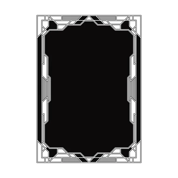 黑白抽象框架设计 — 图库矢量图片