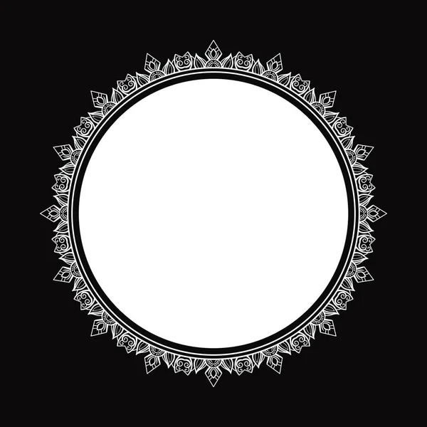Дизайн кругової мандали — стоковий вектор