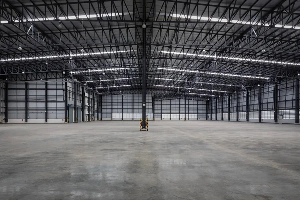 Empty modern warehouse for distribution goods. — Stock Photo, Image