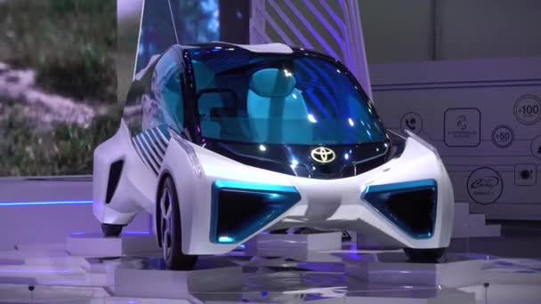 28 mars 2017. Le concept Toyota FCV Plus exposé au 38e Salon international de l'auto de Bangkok au Impact Centre . — Video