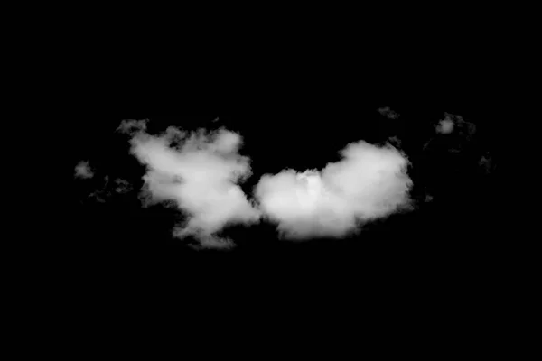 Awan di latar belakang hitam — Stok Foto