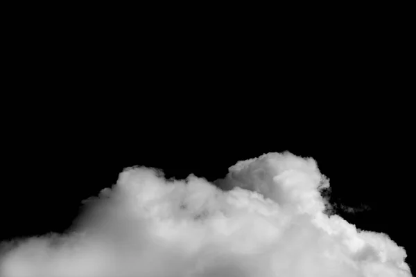 Clouds on black background — Stock Photo, Image