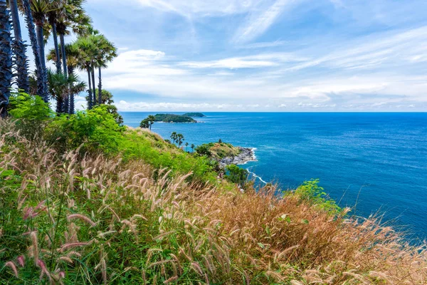 Phromthep cape Nézőpont, Phuket, Thaiföld — Stock Fotó