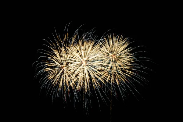 Fireworks lysa upp himlen — Stockfoto