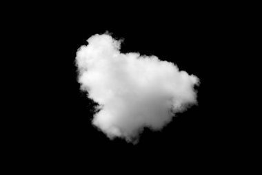 Siyah arkaplan üzerindeki bulutlar