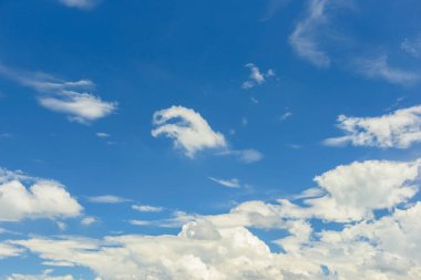 Bulutlu mavi gökyüzü