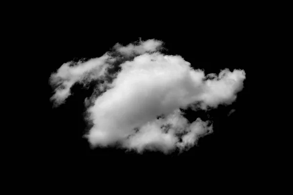 Clouds on black background — Stock Photo, Image