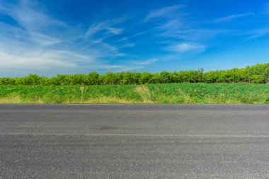 Asfalt yol ve kırsal kez bakıldı