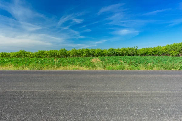 Asfalt yol ve kırsal kez bakıldı