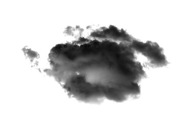 Beyaz üzerine kara bulutlar