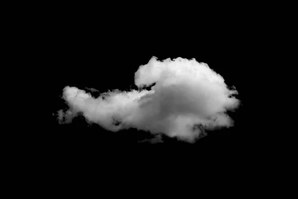 Clouds on black background — Stock Photo, Image