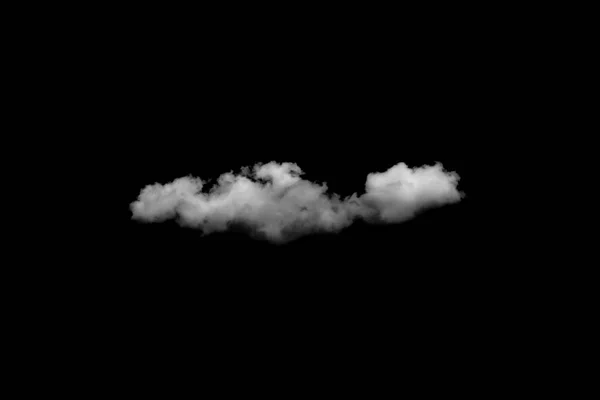 Clouds on black background — Stock Photo, Image