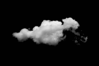 Siyah arkaplan üzerindeki bulutlar