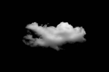 Siyah arkaplanda beyaz bulutlar