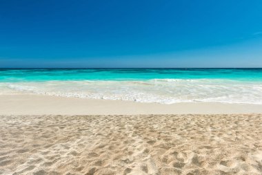 Boş deniz ve plaj arka plan