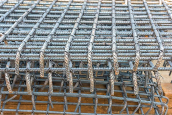 Stahlstangen können für Stahlbeton verwendet werden — Stockfoto
