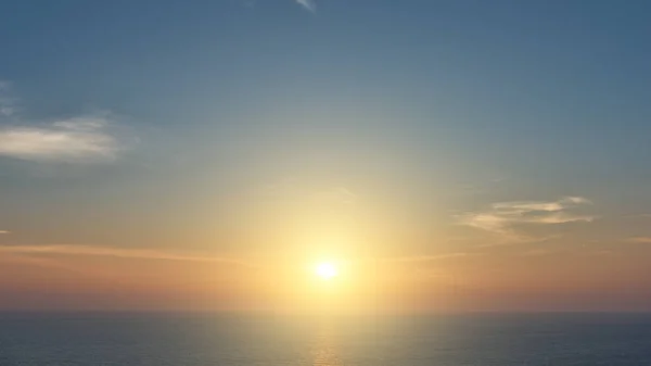 Panoramisch Prachtige Zonsondergang Oceaan — Stockfoto