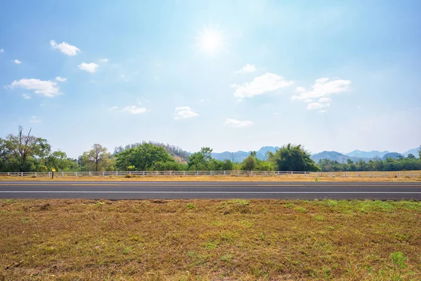 Asphalt Road Countryside Views — Stock Photo, Image