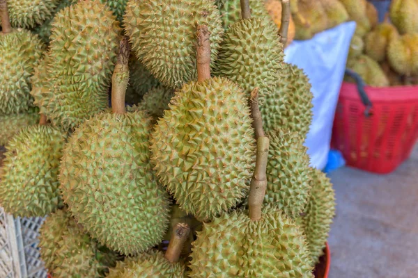 Közelről Durian Piacon — Stock Fotó