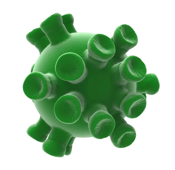 Vírus. Coronavírus. Renderização 3D . — Fotografia de Stock