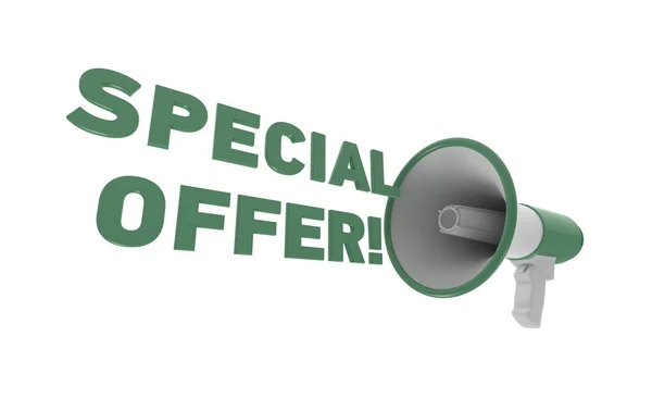 Megaphone. Special Offer concept. — Stock Photo, Image
