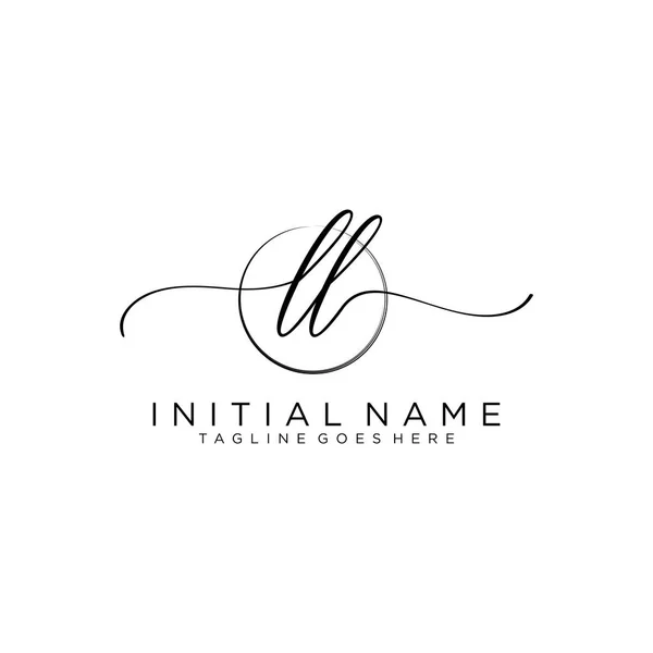 Il Beauty vektör ilk logosu, ilk imzanın el yazısı logosu.