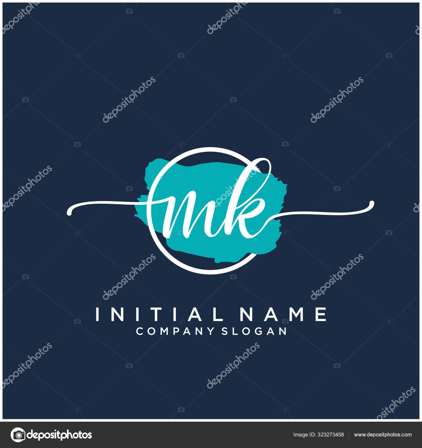Initial Handwriting Logo Design Brush Circle Logo Fashion Photography Wedding Stock Vector Image By C Xinthink Initial Handwriting Logo Design Brush Circle Logo Fashion Photography Wedding Stock Vector Image By C Xinthink