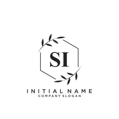 Harf Si Güzellik Logo Şablon Vektörü