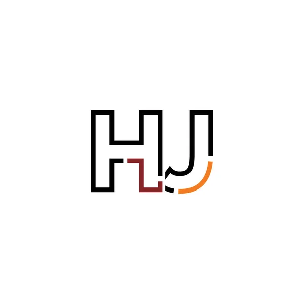 Buchstabe Logo Icon Design Template Elemente — Stockvektor