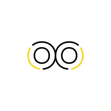 Harf Oo logo tasarım şablonu elementleri