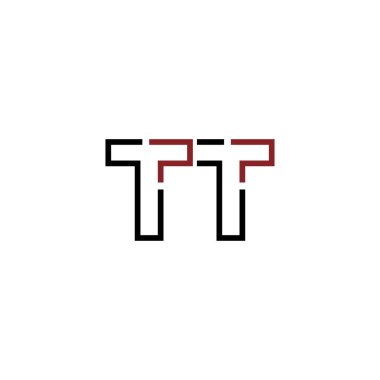 Harf Tt logo tasarım şablonu elementleri