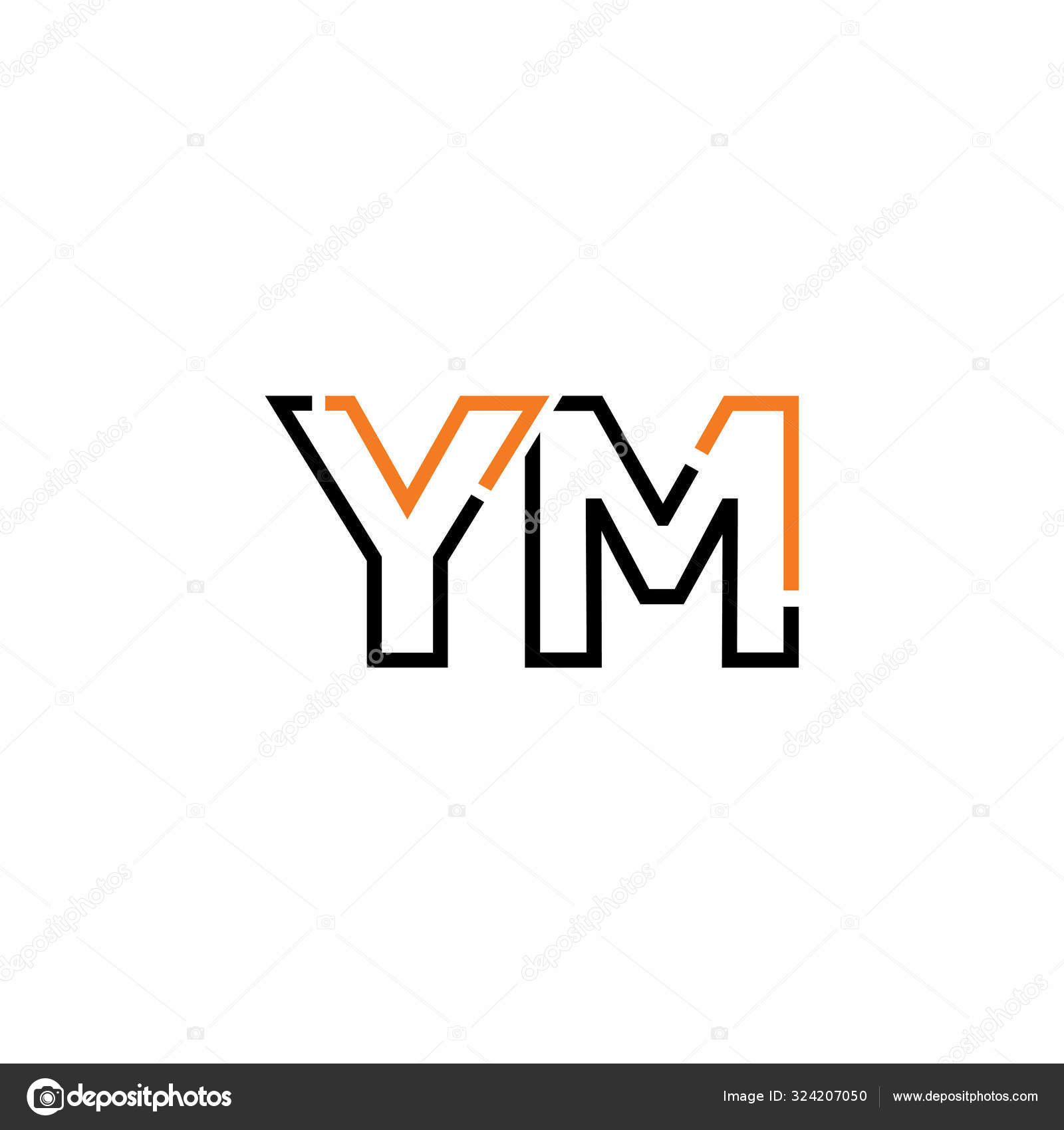 ᐈ Ym Letter Logo Stock Images Royalty Free Letters Ym Vectors Download On Depositphotos