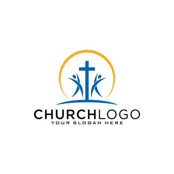 Church vector logo symbol graphic abstract template
