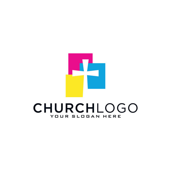 Church vector logo symbol graphic abstract template