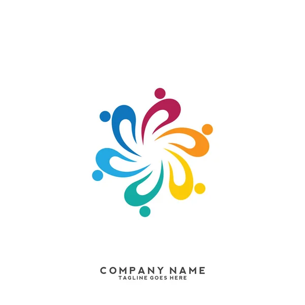 Πρότυπο Σχεδίασης Λογότυπο Δημιουργικούς Ανθρώπους — Διανυσματικό Αρχείο
