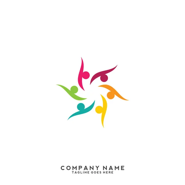 Πρότυπο Σχεδίασης Λογότυπο Δημιουργικούς Ανθρώπους — Διανυσματικό Αρχείο