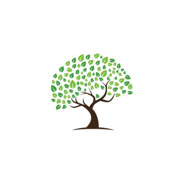 ağaç vektör simgesi. logo tasarım ögeleri.