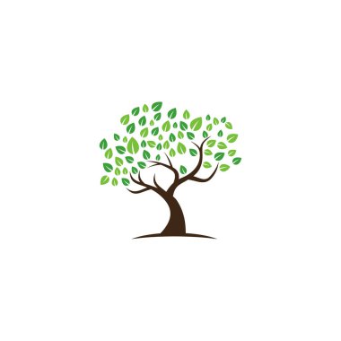 ağaç vektör simgesi. logo tasarım ögeleri.