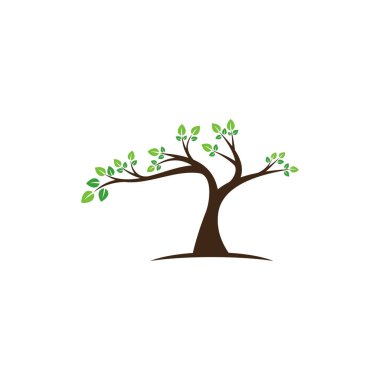 ağaç vektör simgesi. logo tasarım ögeleri.