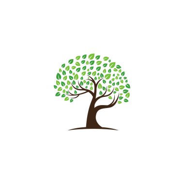 ağaç vektör simgesi. logo tasarım ögeleri.