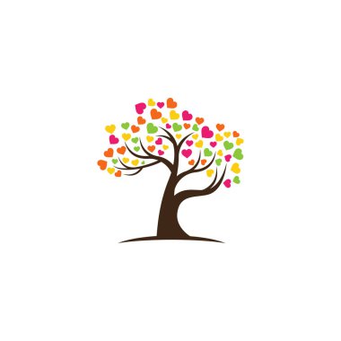 ağaç vektör simgesi. logo tasarım ögeleri.