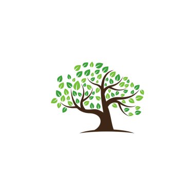 ağaç vektör simgesi. logo tasarım ögeleri.